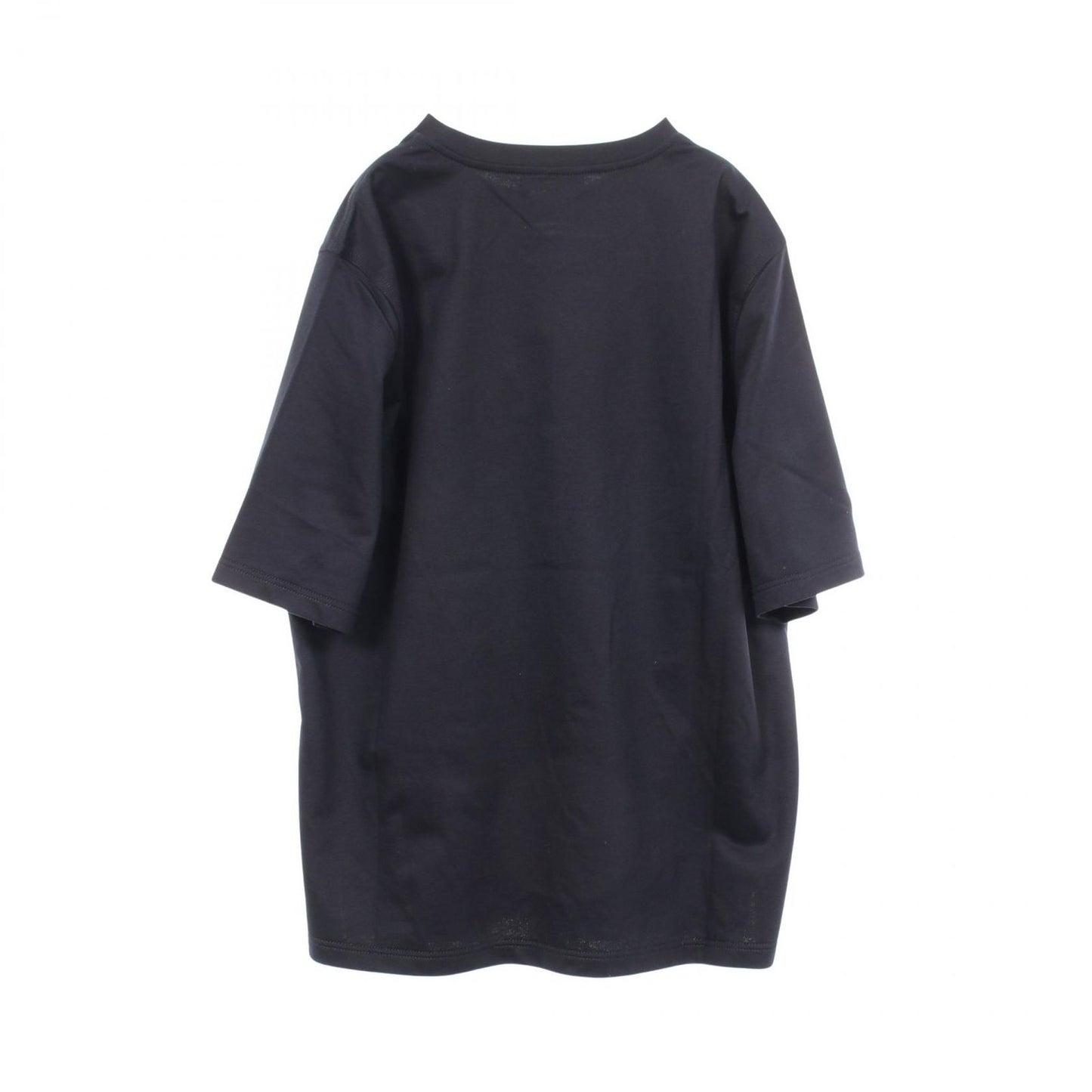Hermes Short Sleeve T-Shirt Leather Patch Kuru Neck Cotton — view 2