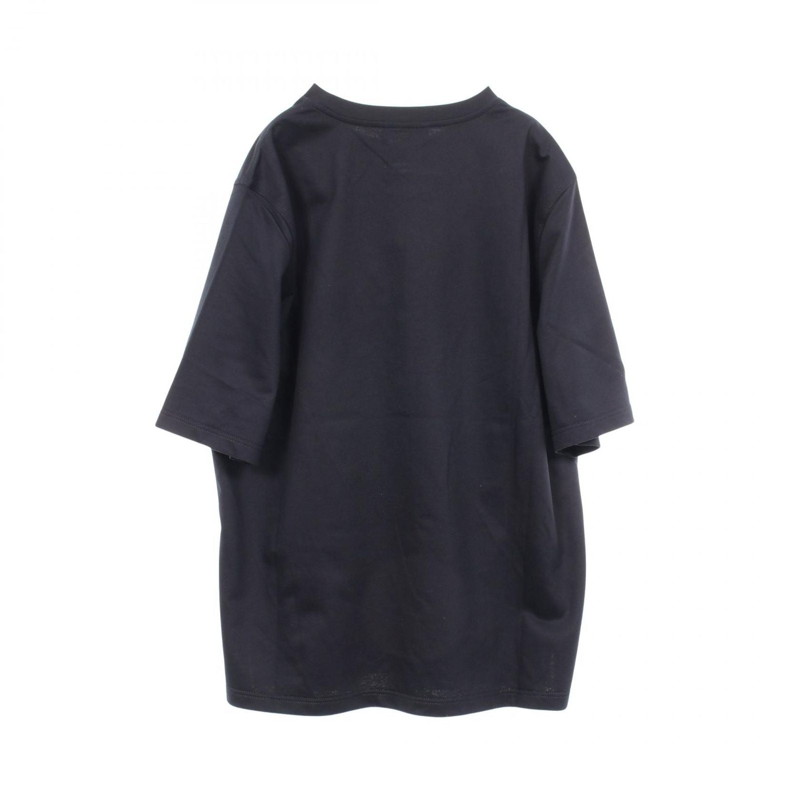 Hermes Short Sleeve T-Shirt Leather Patch Kuru Neck Cotton — view 2