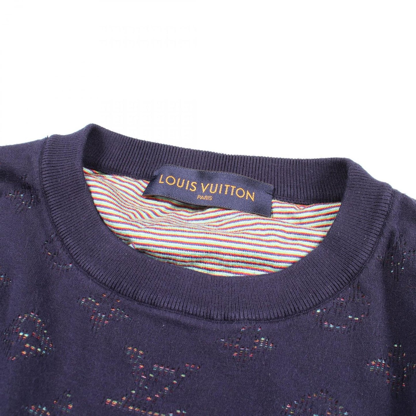 Louis Vuitton Knit Dropni Dollarmonogram Tbv yon Cotton Sweater — view 6
