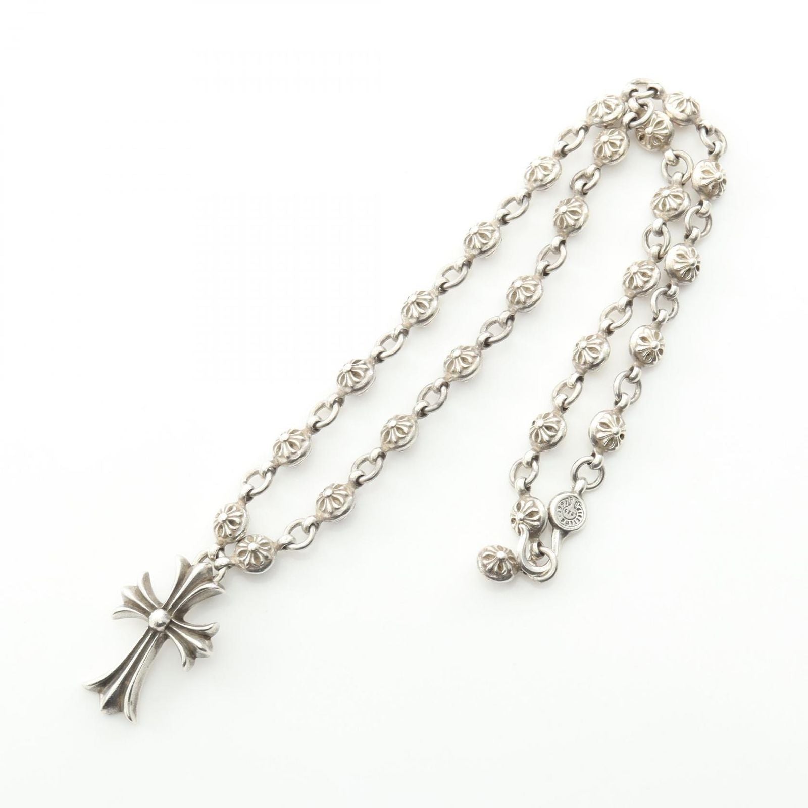 Chrome Hearts Ha Necklace Cross 925 Sterling Silver — view 3
