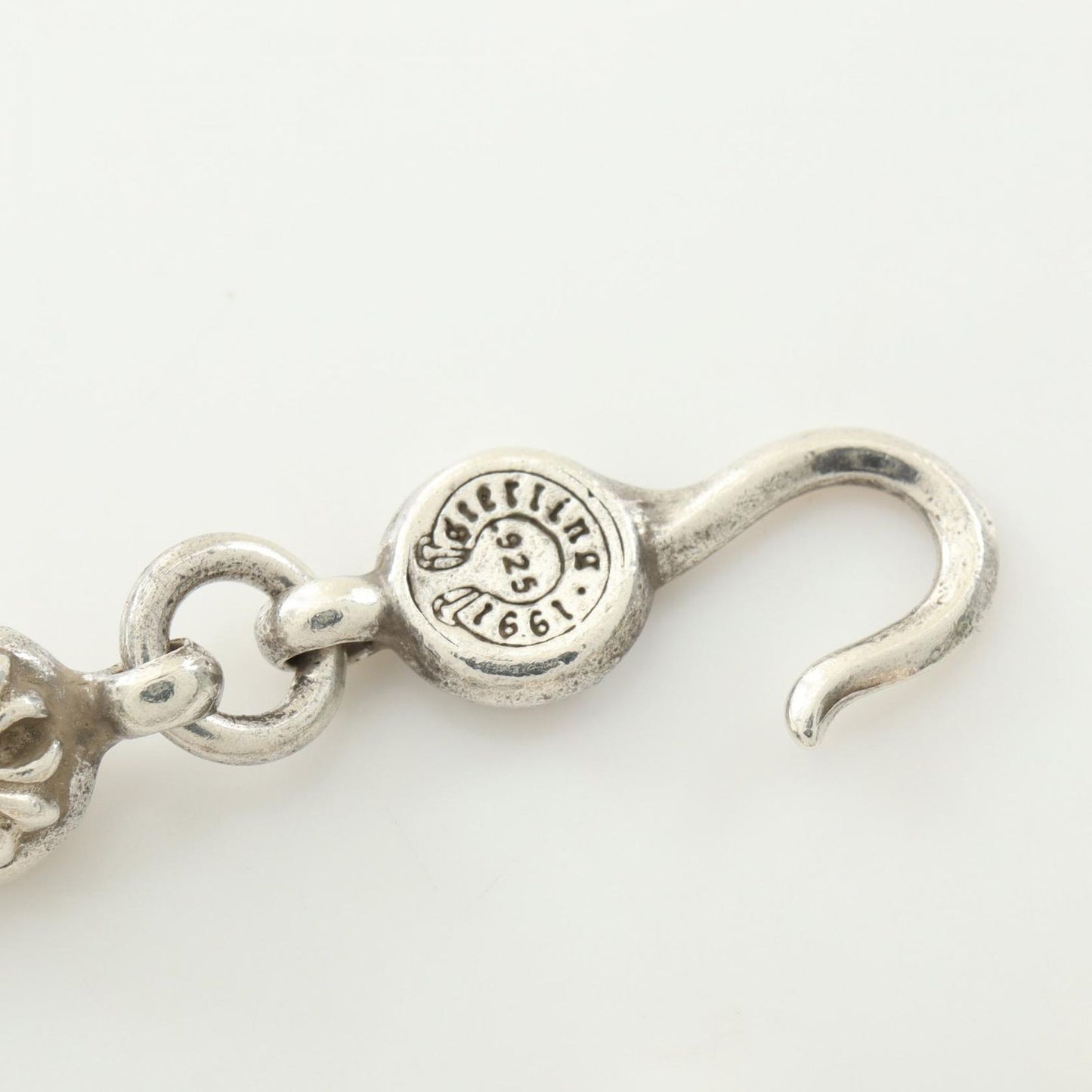 Chrome Hearts Ha Necklace Cross 925 Sterling Silver — view 8
