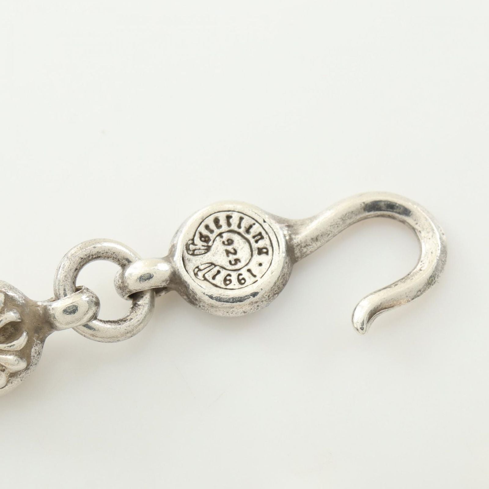 Chrome Hearts Ha Necklace Cross 925 Sterling Silver — view 8