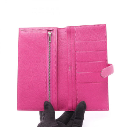 Hermes Bi Foldlong Wallet Bearn Souffle Magnolia — view 3