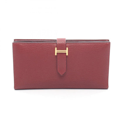 Hermes Bi Foldlong Wallet Bearn Souffle ju shu