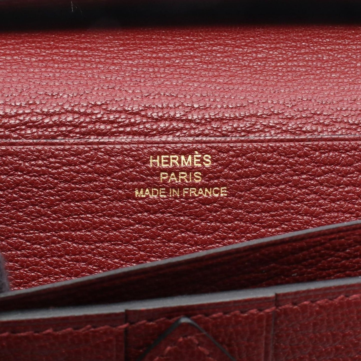 Hermes Bi Foldlong Wallet Bearn Souffle ju shu — view 5