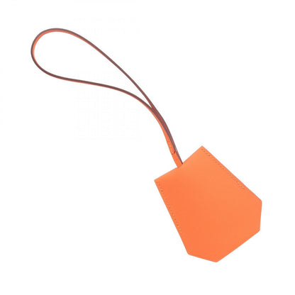 Hermes Charm Clochette I Don't Like Orange It Keychain — view 2