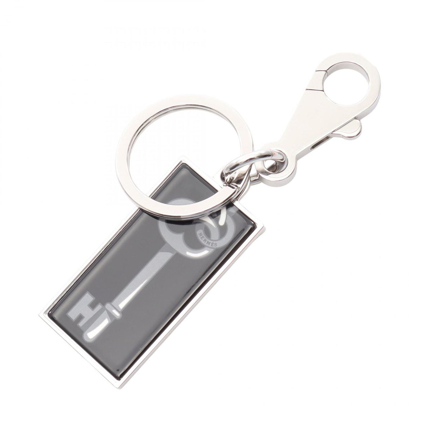 Hermes Charm Illusion ring with Black Key Holder