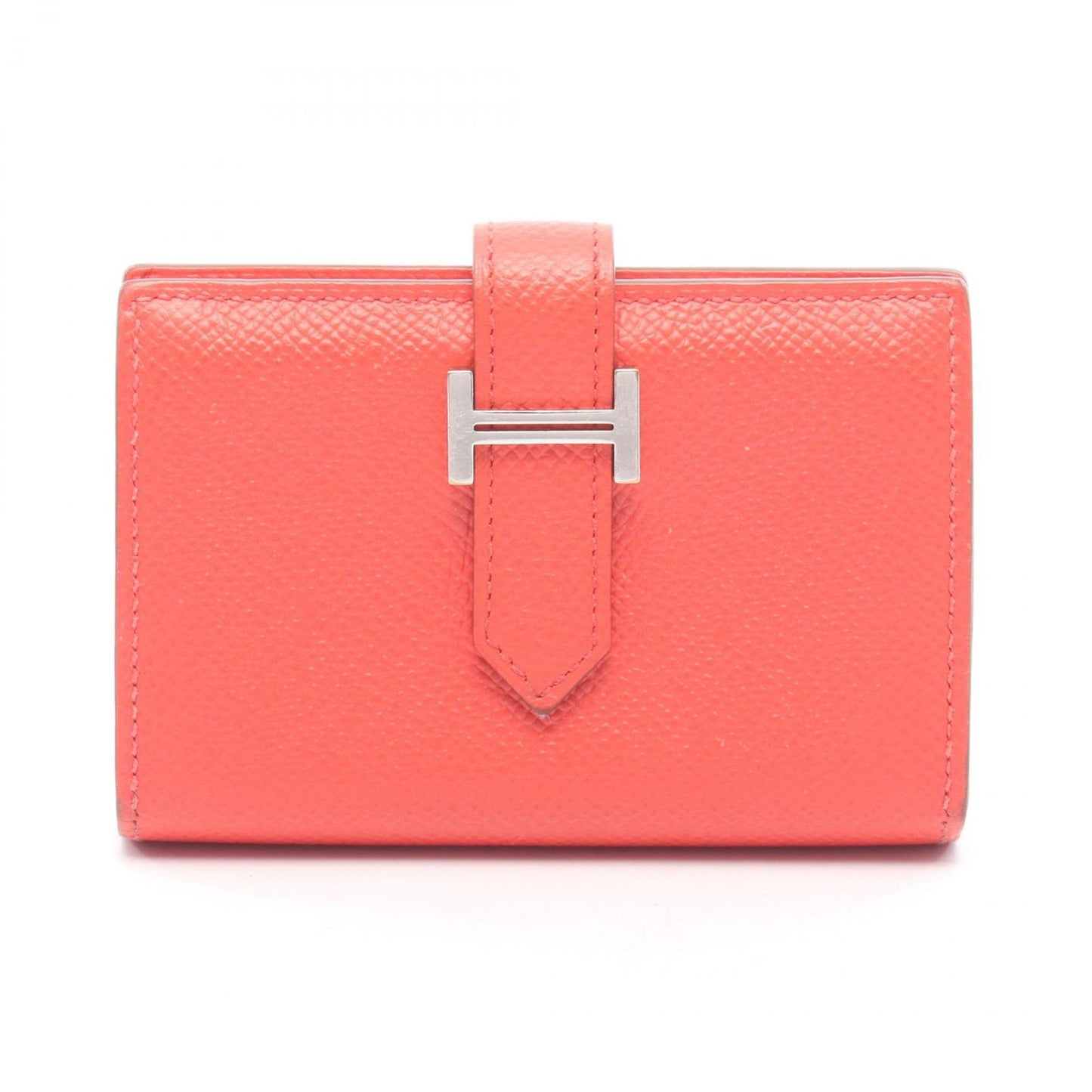 Hermes Card Case Bearn Mini s Texas Leather