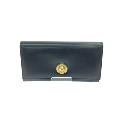 Celine Vintage Wallet Star Ball Kiss Lock Musty Black
