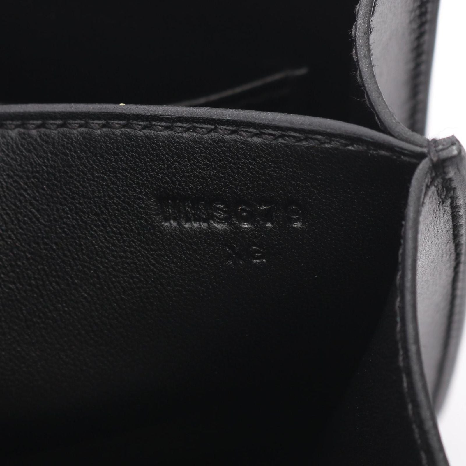 Hermes Shoulder Bag Constance 3 Mini Black Leather — view 5