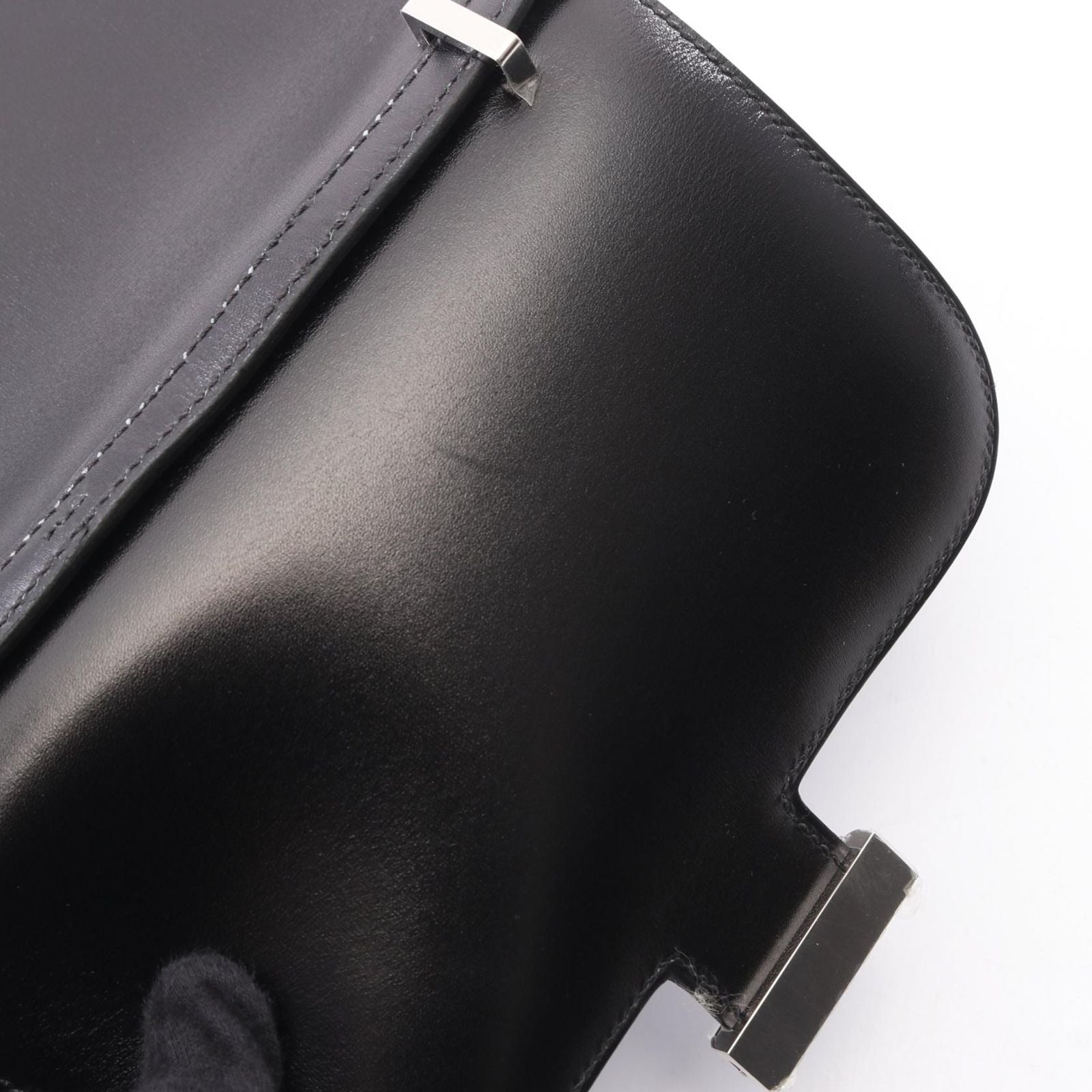 Hermes Shoulder Bag Constance 3 Mini Black Leather — view 6