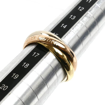 Cartier 18k Yellow Gold PG WG les Must de Cartier Trinity Ring — view 5