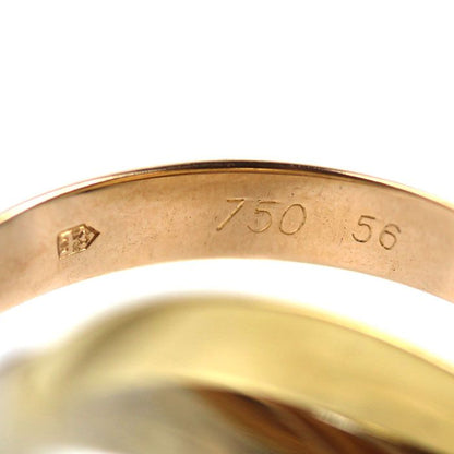 Cartier 18k Yellow Gold PG WG les Must de Cartier Trinity Ring — view 4