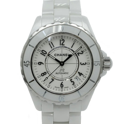 Chanel 38 White Ceramic Automatic Winding Regular Box Watch