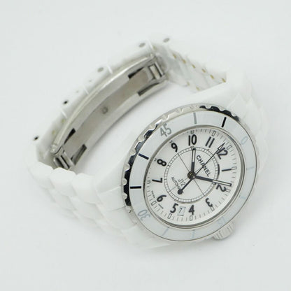 Chanel 38 White Ceramic Automatic Winding Regular Box Watch — view 2