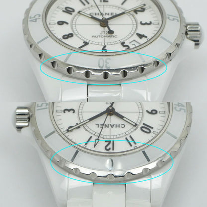 Chanel 38 White Ceramic Automatic Winding Regular Box Watch — view 7