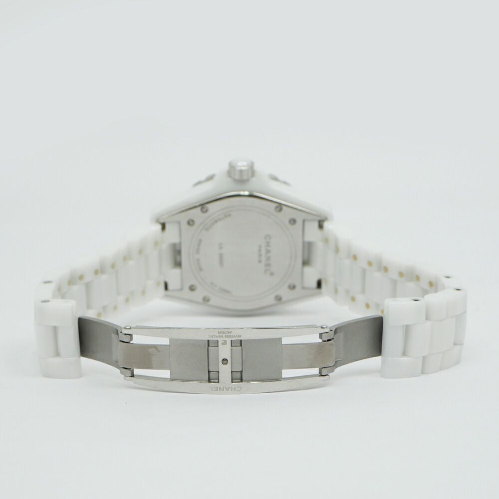 Chanel 38 White Ceramic Automatic Winding Regular Box Watch — view 3