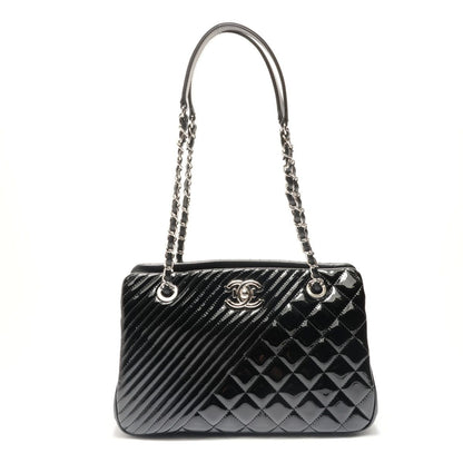 Chanel Shoulder Bag Coco Boy Patent Leather