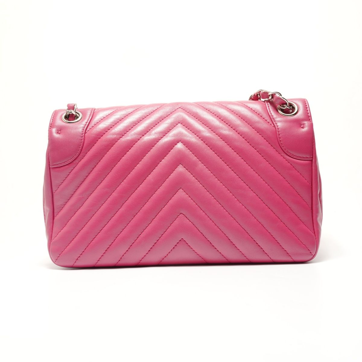 Chanel Shoulder Bag Lambskin Stitch Chain — view 2