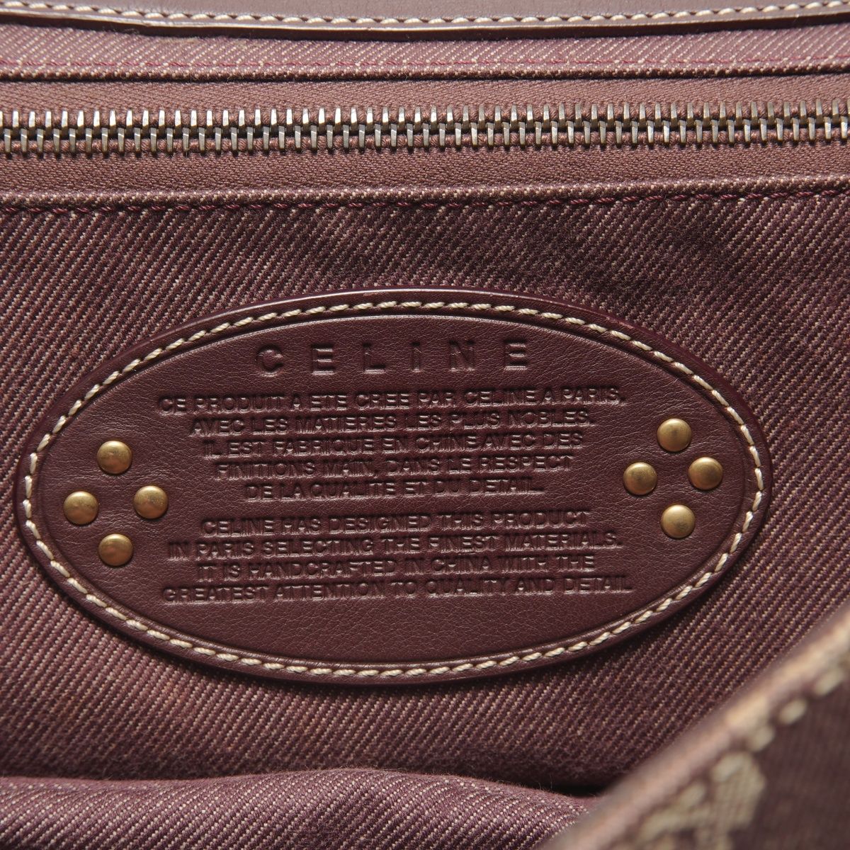 Celine Shoulder Bag Macadam Large — view 9