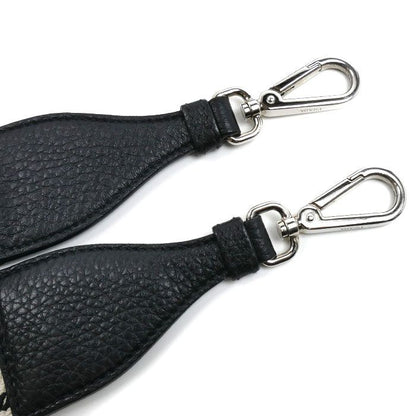 Prada Vitello Daino Soft Shoulder Bag Black — view 7