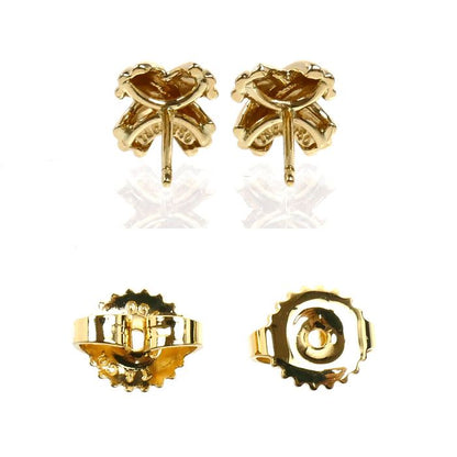 Tiffany & Co 18k Yellow Gold Signature Earrings — view 3