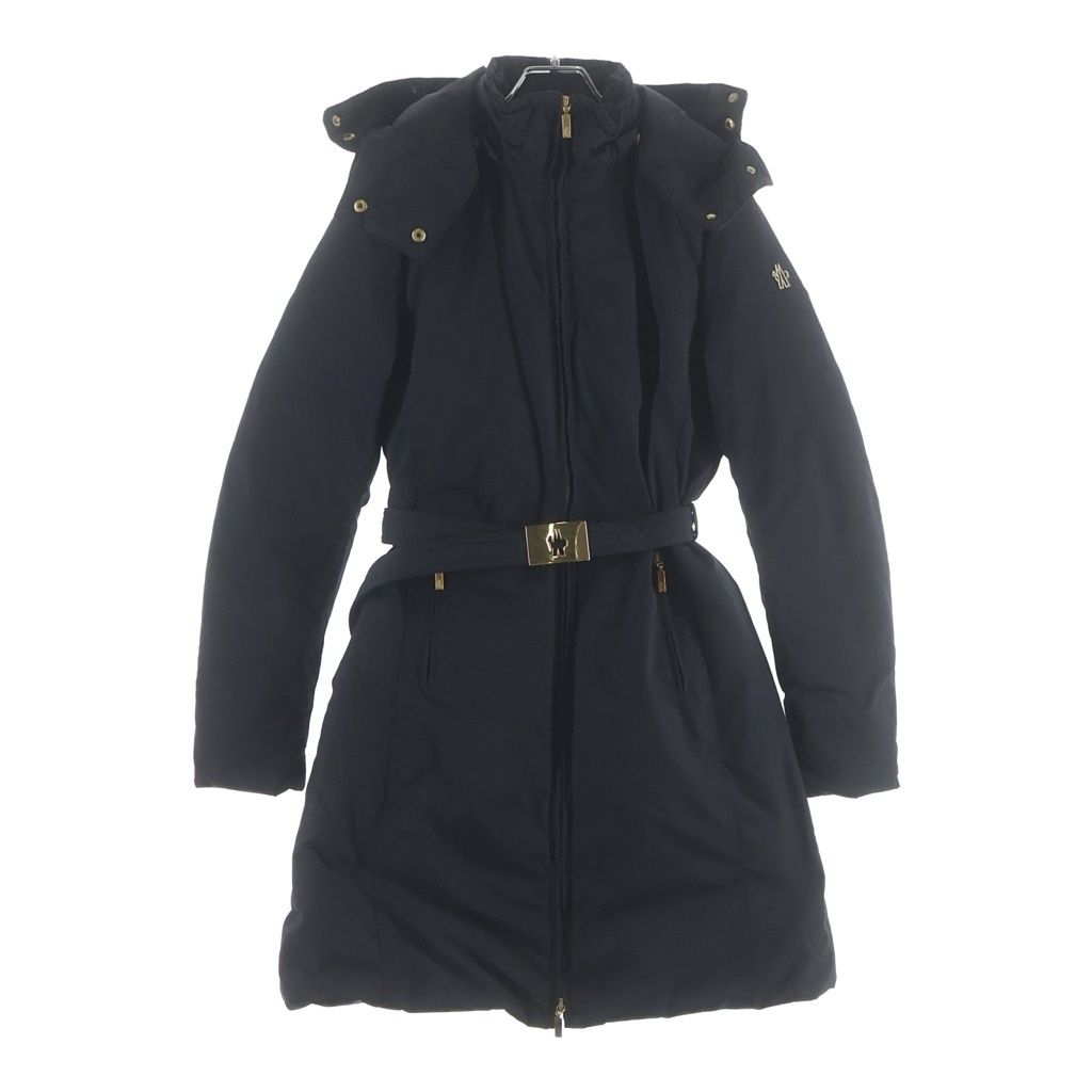 Moncler Poitiers Down Jacket Long Coat Black