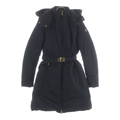 Moncler Poitiers Down Jacket Long Coat Black