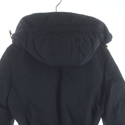 Moncler Poitiers Down Jacket Long Coat Black — view 4