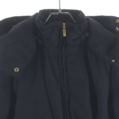 Moncler Poitiers Down Jacket Long Coat Black — view 3