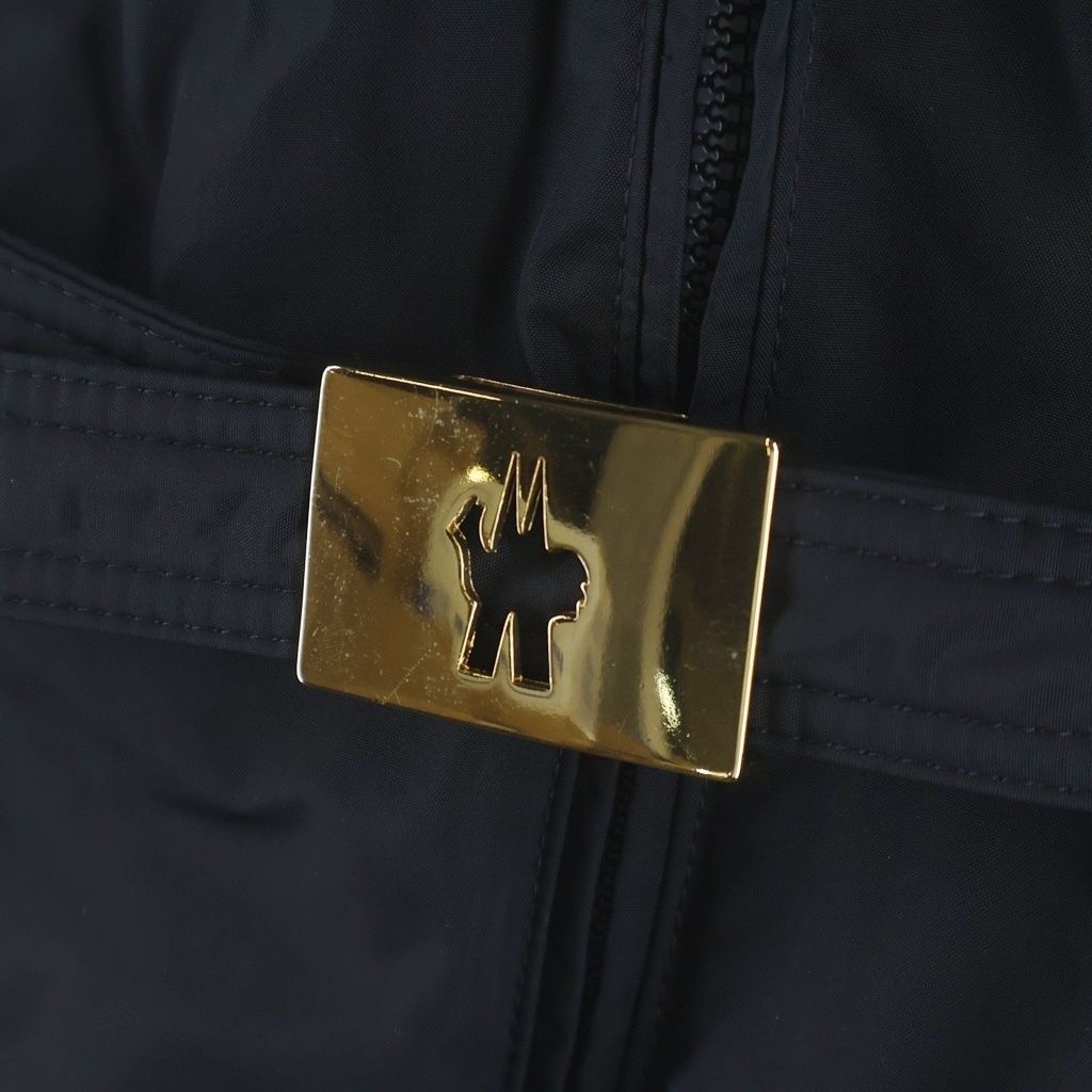 Moncler Poitiers Down Jacket Long Coat Black — view 6