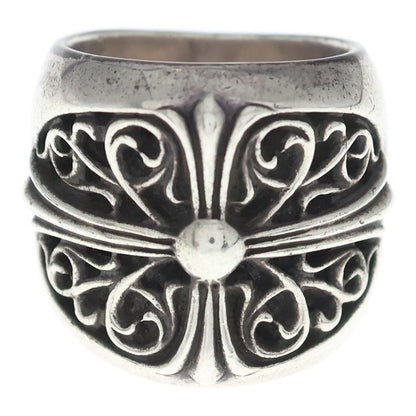 Chrome Hearts Classic Oval Cross Ring Silver — view 5