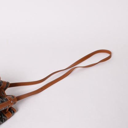 Goyard Petit Flot Bucket Bag Brown Calfskin — view 8