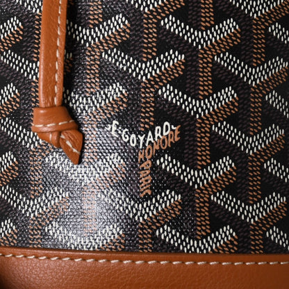 Goyard Petit Flot Bucket Bag Brown Calfskin — view 7