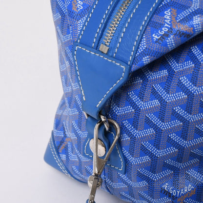 Goyard Bowling 45 2-Way Bag Leather Blue — view 7