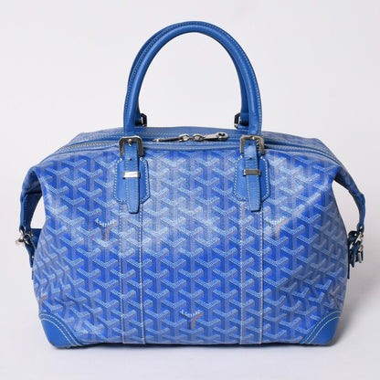 Goyard Bowling 45 2-Way Bag Leather Blue — view 2