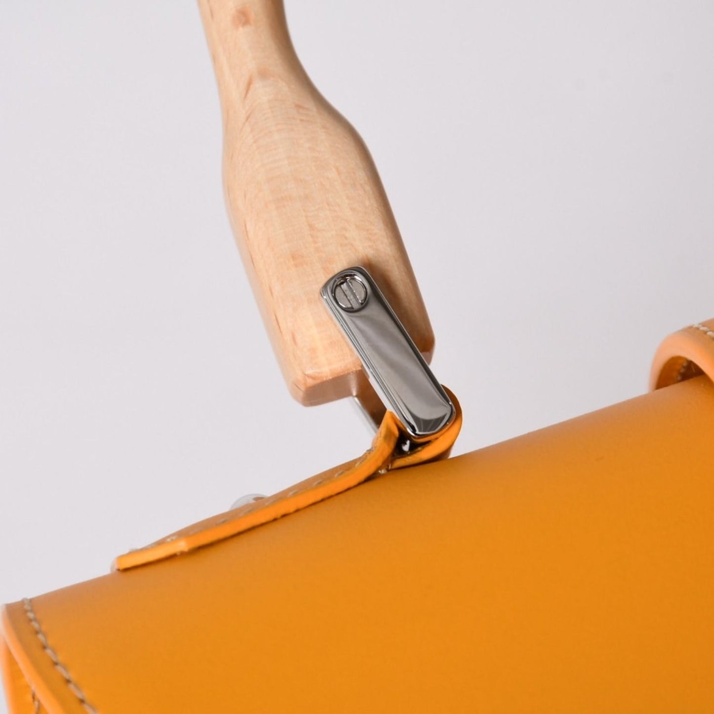 Goyard Saigon Mini Structured 2-Way Shoulder Bag Din Canvas Wood Yellow — view 6