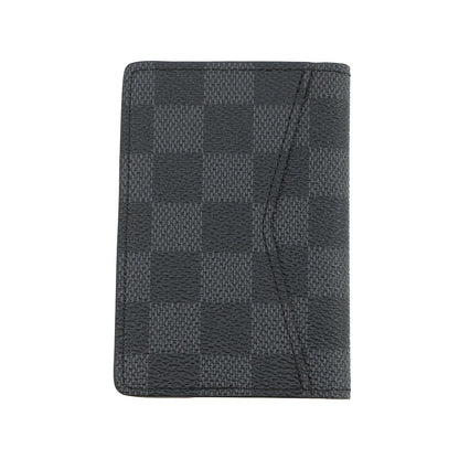 Louis Vuitton Card Case Damier Graphite Organizer de Poche Black Business Holder — view 3