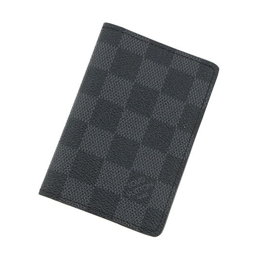 Louis Vuitton Card Case Damier Graphite Organizer de Poche Black Business Holder