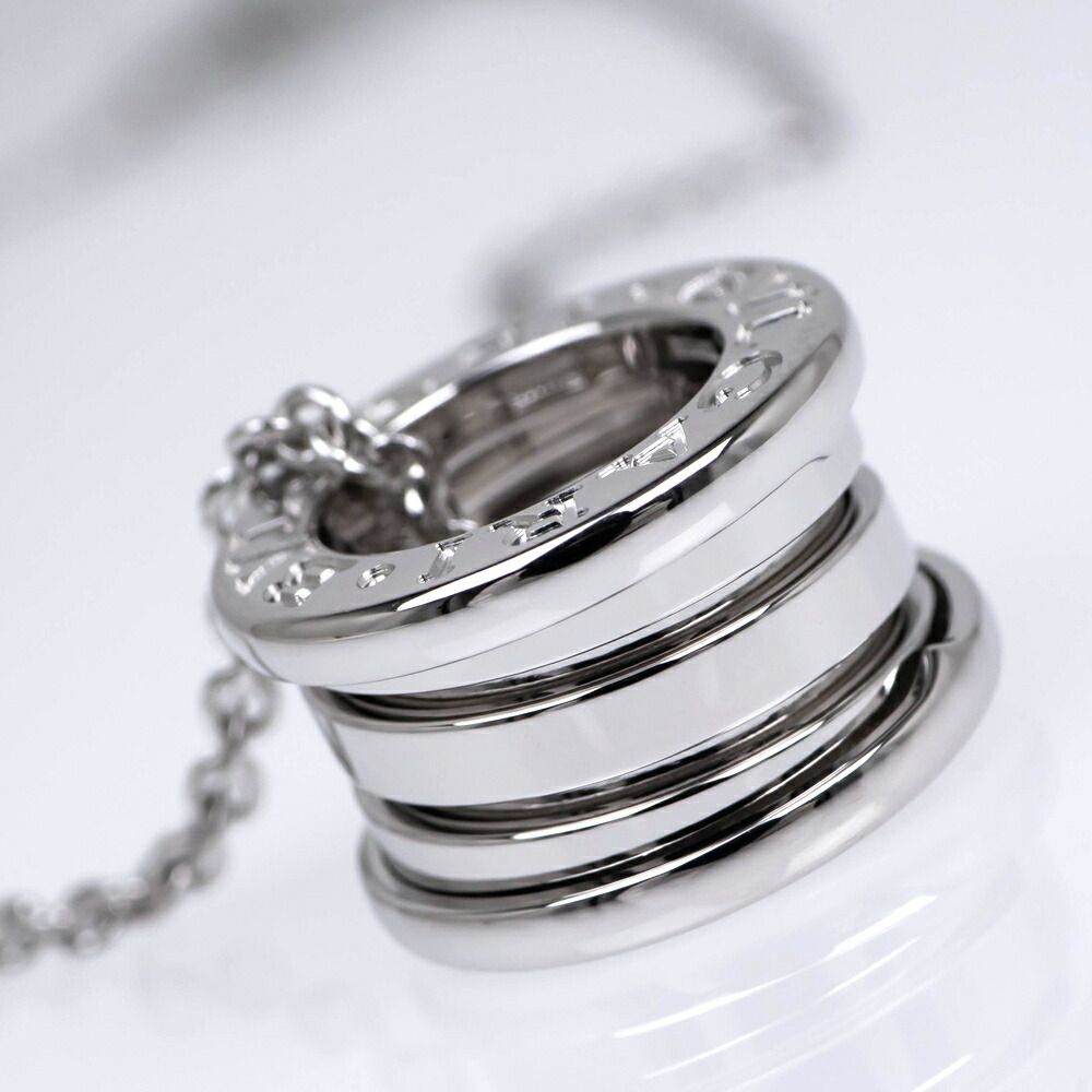 Bvlgari B.zero1 Necklace 18k White Gold 40 cm Pendant — view 6