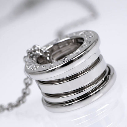 Bvlgari B.zero1 Necklace 18k White Gold 40 cm Pendant — view 6