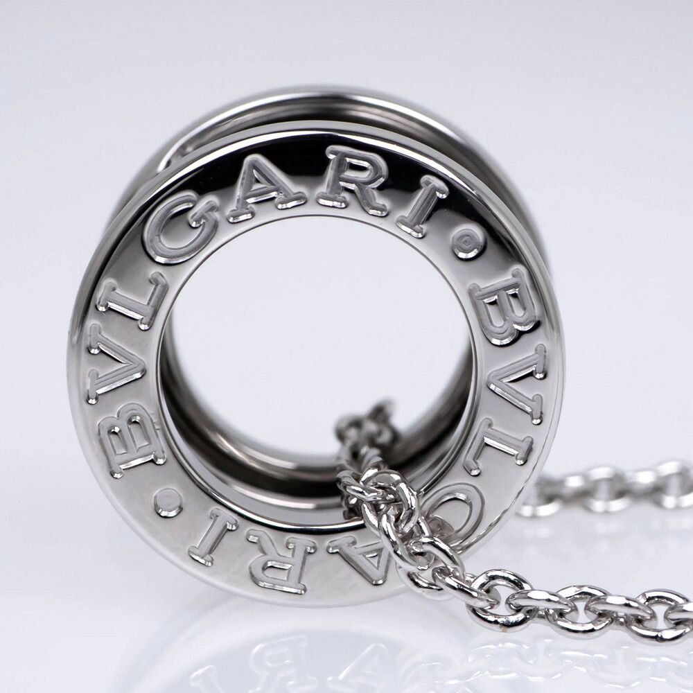 Bvlgari B.zero1 Necklace 18k White Gold 40 cm Pendant — view 5