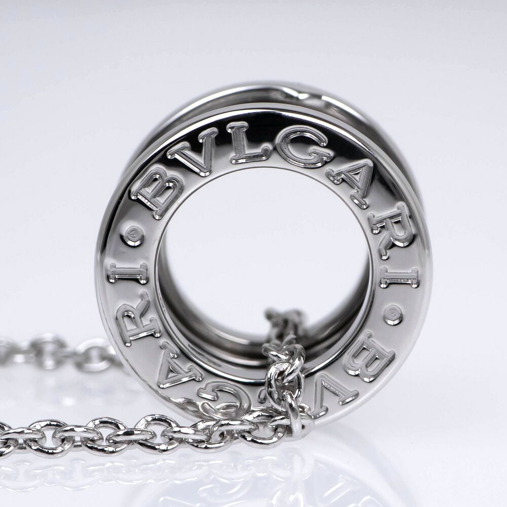 Bvlgari B.zero1 Necklace 18k White Gold 40 cm Pendant — view 4