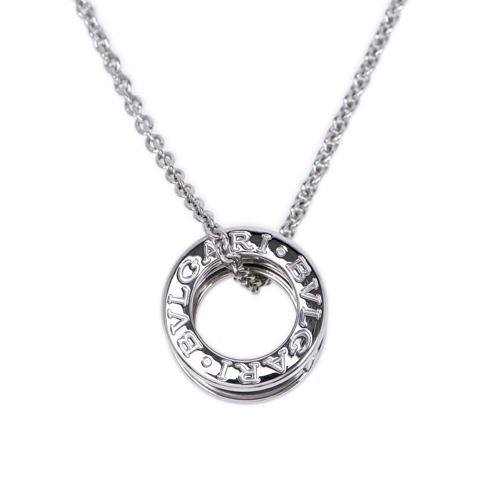 Bvlgari B.zero1 Necklace 18k White Gold 40 cm Pendant