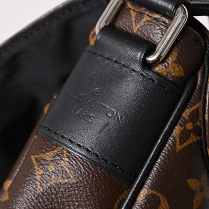 Louis Vuitton Christopher Messenger Bag Monogram Macassar Leather Brown — view 6