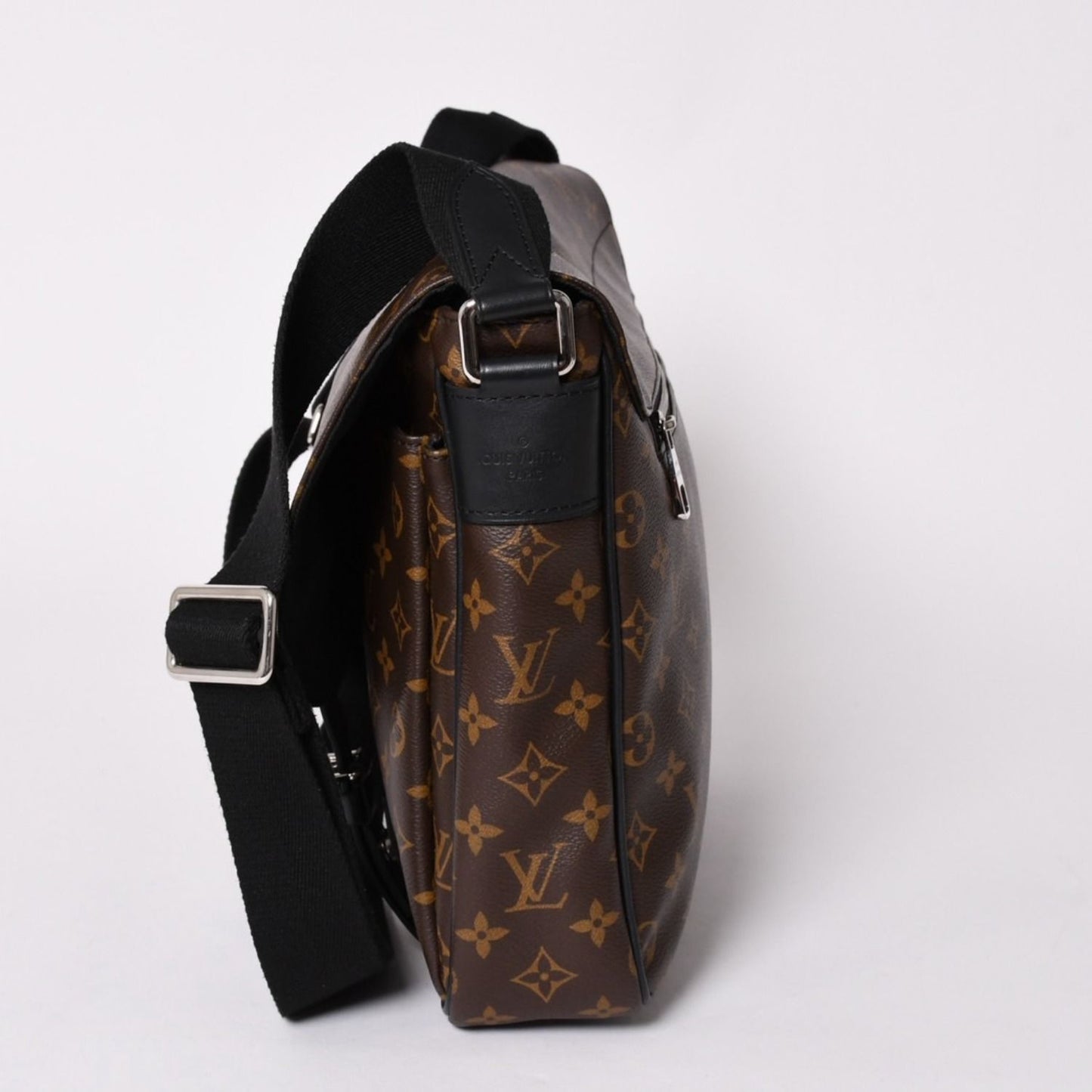 Louis Vuitton Christopher Messenger Bag Monogram Macassar Leather Brown — view 5