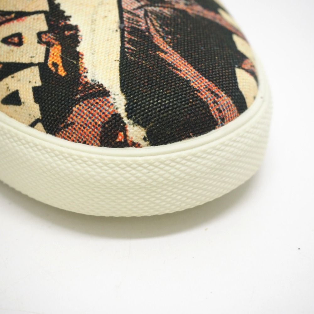 Celine Canvas Slip Ons Black Slipper — view 5