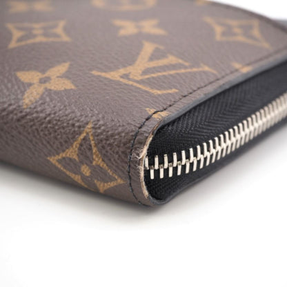 Louis Vuitton Zippy Dragonne Monogram Macassar Leather Wallet Brown — view 4