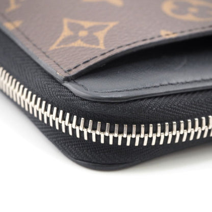 Louis Vuitton Zippy Dragonne Monogram Macassar Leather Wallet Brown — view 5