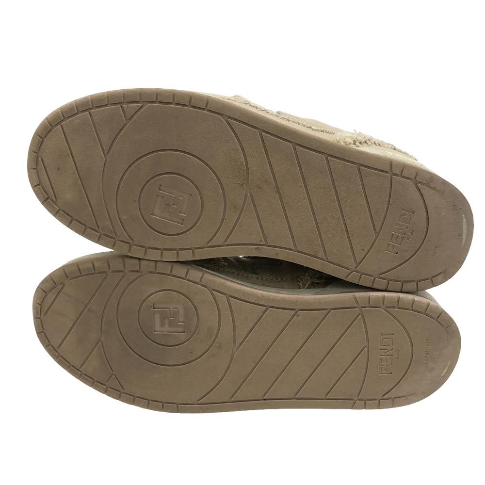 Fendi Match Fabric Sneakers Beige — view 7
